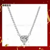 Venta Caliente Transfronteriza Cobre Blanco Chapado Plata S925 Serie Corazón Panjia Traje de Rubí Collar para Mujer Pendientes Cadena para Clavícula