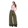 Jeans Americanos de Calle de Trabajo de Verano 2026 Nuevos y Modernos con Cintura Alta Elegante y Corte Holgado, Soporta Dropshipping
