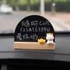Tarjeta de Aparcamiento para Coche, Placa con Número de Teléfono para Mover el Coche, Adornos Retro Personalizados Creativos, Pizarra Pequeña, Placa de Matrícula Temporal para Mover el Coche