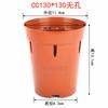 Atacado de fábrica porta-flores de plástico vaso de flores base para jardinagem fundo de rede para berçário furo inferior inferior verde vaso rígido respirável para plantio