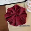 Nuevo Estilo de Gama Alta Cuatro Capas Oversized Plisado Estilo Perezoso Coleta Baja Goma para el Cabello Scrunchie Accesorio para el Cabello