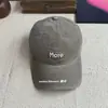 Estilo Simples Mais Bordado de Letras Cor Especial Top Macio Boné de Baseball para Homens e Mulheres, Protetor Solar Nicho de Casal Boné Versátil