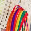 Tira de Bambú Teñida Tira Fina de Bambú Tira de Bambú para Bodas Material de Fabricación Decoración Tejida con Flores Arreglo de Boda