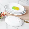 Plato de Melamina Xiangyuan Rectangular Comercial Imitación Porcelana Plato para Rollos de Arroz Restaurante de Hot Pot Plato para Platos de Postre Plato Frío de Plástico