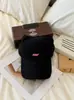 Boné de Baseball Estilo Coreano Tendência Menina Cool com Orelhas de Gato 3D e Bordado de Letras, Boné Versátil para Proteger do Sol Que Faz o Rosto Parecer Menor, Unissex
