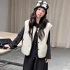 Conjunto de Tres Piezas con Sudadera sin Mangas para Niñas Estilo Otoño e Invierno Conjunto Engrosado Ropa Nueva Acolchada de Algodón Ropa de Invierno para Niños Niñas Niños Grandes Moderno