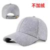 Boné de Baseball Lã Oversized Outono Inverno para Homens, Boné com Aba Estilo Coreano Forrado com Fleece, Chapéu Quente para Mulheres de Meia-Idade e Idosas, Tendência Feito Sob Medida