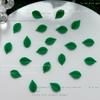 Acessórios de unha de folha verde pequena populares ao vivo acessórios de unha de folha pequena de simulação luminosa acessórios de unha atacado