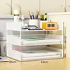 Estante de escritorio para archivos A3A4, estante de metal para documentos, caja de archivos, estante de almacenamiento de archivos de varias capas, caja de almacenamiento para carpetas de archivos