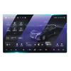 Adecuado para película templada de navegación para coche Tengshi D9 2024 pantalla de control central panel de instrumentos trasero película protectora HD