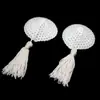Accesorios de Lencería Sexy, Adhesivos de Silicona para Pezones con Forma de Corazón, Lentejuelas con Forma de Corazón y Borlas, Adhesivos Sexy para Pezones, Adhesivos para Pezones de Encaje con Forma de Gota de Sangre