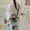 Bolso Pequeño Tejido Retro para Mujer 2026 Nuevo Diseño de Nicho Bolso de Hombro Cruzado Bolso de Mano de Alta Gama para el Trabajo