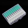 Escova Interdental Palito, Palito Escova de Silicone Macio, Laranja, Azul, Verde, 20 Peças/40 Peças Palitos de Silicone