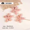 Flor Acrílica de Cinco Pétalos DIY Accesorios de Joyería Pulsera Tejida a Mano Collar Colgante Material Colgante Accesorios de Cuentas Sueltas