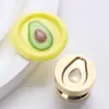 Serie Mini Linda Grabada Vegetal, Fruta, Planta, Animal Diario Sello de Perla de 1.5 cm Cabezal de Sello de Cera