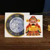 Moneda de Cobre Nueva Tortuga Dorada Dragón Verde Resolución Dios de la Riqueza Tener Dinero Inmediatamente Adhesivo Decorativo para Parte Trasera del Teléfono con Adhesivo