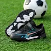 Zapatos de Fútbol Antideslizantes Profesionales para Niños con Tacos Largos para Entrenamiento, Zapatos de Competición Transpirables con Velcro, Tacos para Niños