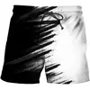 2023 comercio exterior transfronterizo Amazon impresión digital 3D flor de hielo pantalones de playa pantalones cortos de verano para hombre