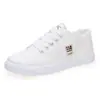 Zapatillas Blancas 2026 Nuevo Modelo Zapatos de Mujer Verano Delgados Versátiles Primavera y Otoño Zapatos de Lona Estilo Coreano Transpirables de Caña Baja Planos para Mujer