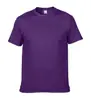 Camiseta Unisex Adulto de Algodón Puro Talla Europea y Americana Tops para Hombre Casual Oversized Algodón Cuello Redondo Manga Corta