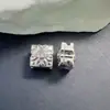 Chapado en Oro de 18K Zirconia Flor de Trébol de Cuatro Hojas Separadores Cuentas Oro Blanco Hecho a Mano Con Cuentas de Cristal Accesorios para Joyería DIY