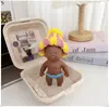 Natasha 14cm Ropa para Muñeca Pequeña Negra Artículo Popular de Celebridad de Internet Ropa para Muñeca Alivio del Estrés Ropa Natasha Camiseta Falda