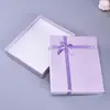 Caixas de Joias Cuidadosamente Selecionadas, Caixas de Embalagem para Anéis, Colares, Pulseiras, Caixas de Joias com Fita, Caixas de Presente com Impressão de Logo, Brincos