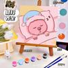 20*20 Desenho Animado Pintura a Óleo Digital DIY Colorir Pintura Decorativa Genshin Flor Pintura a Óleo Pintura a Óleo Digital Infantil Atacado