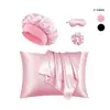 Modelador de Cachos Sem Calor Transfronteiriço, Ferramenta de Cachos para Dormir Preguiçoso, Máscara de Olhos para Cachos Ondulados Grandes, Touca de Dormir, Fronha, Conjunto de Seda
