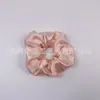 Elástico de Cabelo de Seda Estilo Coreano Scrunchie de Cetim Cor Sólida Cetim Tendência Simples Acessório de Cabelo Falso Seda Elástico de Cabelo Atacado