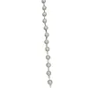 Yingyi Joyería DIY Cadena de Perlas de Imitación Cadena de Perlas Grandes y Pequeñas Material para Pulsera Collar Accesorios para Ropa Tocados Cadena 1m