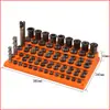 Rack de Armazenamento para Fresas e Brocas CNC com 187 Furos, Porta-Pinças, Armazenamento de Bicos, Prateleira de Empilhamento Multicamadas