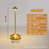 Lámpara de mesa LED portátil recargable con control táctil transfronterizo, lámpara creativa para mesa de centro de comedor, hotel, bar, cafetería, lámpara de mesa decorativa