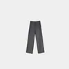 Pantalones Casuales de Pierna Ancha para Mujer, Otoño e Invierno 2026, Tencel y Lana, Anti-Arrugas, Caída Suave, Cintura Alta, Adelgazantes, Pierna Recta, para Mujeres Altas