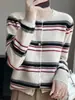 Nova coleção outono e inverno: cardigã de lã tricotado feminino, de corte solto, com mangas compridas e gola redonda, uma peça de outer wear estilosa