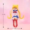 Novo Banquinho de Menina Bonita Fofa Micro Paisagem DIY Decoração de Paisagismo Desenho Animado Menina Bonita Ornamento de Plástico