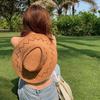 Chapéu de cowboy ocidental feminino verão ao ar livre montanhismo acampamento protetor solar sombra retro cavaleiro praia pescador chapéu