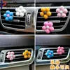 Decoração de Clipe para Saída de Ar de Carro Flor Hyuna Criativa Clipe para Saída de Ar Condicionado de Carro Celebridade da Internet Flor Fofa para Interior de Carro