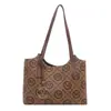 Bolsas de comercio exterior simples versátiles bolsa tote de rombos bolso de mano estampado bolso de hombro bolsa tote versátil para el día a día transfronterizo