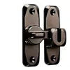 Pestillo de seguridad para puertas de aleación de zinc de doble uso, fácil de instalar, sin taladro, pestillo sólido y engrosado para puertas y ventanas de baños de hotel