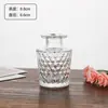 Vaso de Vidro Retrô Personalizado Mais Vendido da Amazon, Conjunto de Vasos Pequenos Decorativos Transparentes de Alta Qualidade Estilo Europeu Estilo Ins