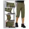 2026 Nuevos Pantalones Cortos de Senderismo y Golf para Hombre, Secado Rápido, Ligeros, Elásticos, Debajo de la Rodilla, para Viajes y Ocio