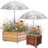 Parasol Popular para Plantas de Amazon Modelo Mejorado Parasol Ajustable para Exteriores Jardín Macetas