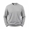 Nueva sudadera con cuello redondo, color liso, estilo americano, para otoño e invierno, peso pesado, simple, hip-hop, casual, para ir al trabajo, relajada, versátil