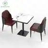 Mesa de Pizarra Engrosada Anti-quemaduras de Gama Alta con Textura de Piedra de Lujo Natural Rectangular Mesa de Comedor Minimalista de Lujo Ligero para Villa Hotel