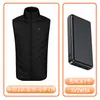 Chaleco calefactor inteligente de carga transfronteriza chaleco calefactor chaleco eléctrico chaqueta acolchada de algodón plumífero ropa chaqueta acolchada de algodón calefactable venta al por mayor