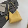 Bolso de Hombro Cruzado 2026 Nuevo Estilo Coreano con Patrón Tejido para Debajo del Brazo, Bolso Casual de Moda y Elegante para Madre e Hija, Bolso de Hombro Único para Mujer de Gran Capacidad