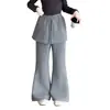 Pantalones de chándal para niña Primavera y Otoño 2026 Nuevos Casual Estilo Coreano Niños Talla Mediana a Grande Pantalones Largos Acampanados Ropa Infantil Transfronteriza
