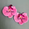 Cabeça de Flor de Orquídea Phalaenopsis Artificial, Textura de Película Impressa em 3D, Buquê Exquisito para Decoração de Casamento e Lembrança