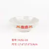 Plato de Servir de Melamina para Comida Caliente y Barbacoa Famoso en Internet de Chongqing, Estilo Vintage Retro Nostálgico, con Diseño de Caracteres Chinos Tradicionales